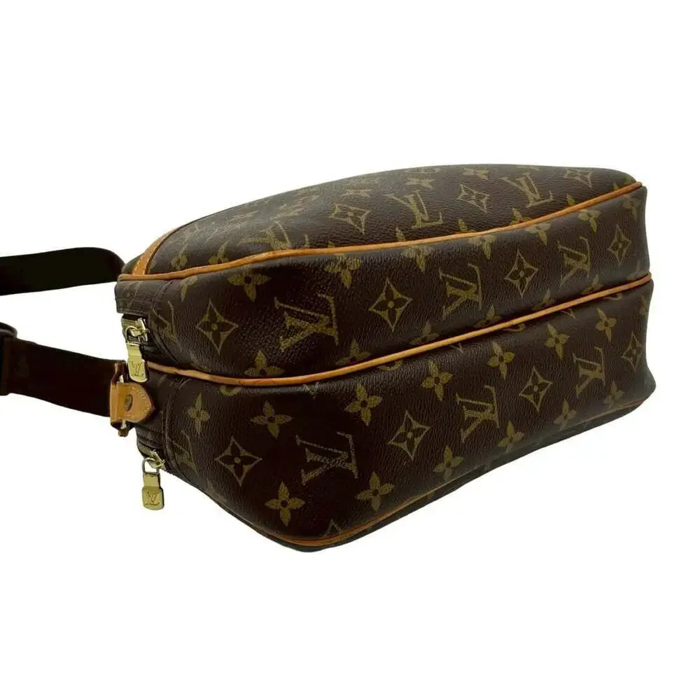 LOUIS VUITTON Brown Monogram Leather Pochette Shoulder Bag - Picture 7 of 10